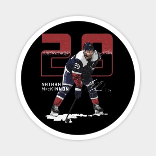 Nathan MacKinnon Colorado Outline Magnet